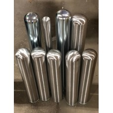 4" x 24" Stainless Steel Threaded Base DINGED